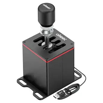 aikeec USB Truck Simulator Shifter for Logitech G29 G27 G25 G920 Thrustmaster T300RS/T500 GT Sim Racing Shifter for PC Windows Racing Games, Froza, Dirt, WRC, Assetto Corsa ATS & ETS2 7+R