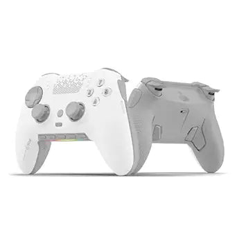 SCUF ENVISION PRO Wireless V1 (2023) PC Gaming Controller - Five Remappable G-Keys - Remappable Back Paddles - Instant Triggers - iCUE Compatible - White