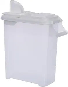 Buddeez 32 Quart Pet Food Dispenser with Lid - Airtight Storage for Dog Food, Cat Food, and Bird Seed - Easy Pour Spout for Mess Free Serving