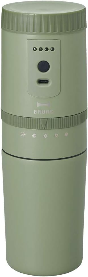 BRUNO Electric Coffee Maker with Mill (Khaki) BOE080-KH【Japan Domestic Genuine Products】【Ships from Japan】