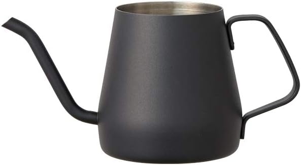 KINTO 20365 Pour Over Kettle, 15.2 fl oz (430 ml), Black, Gift, Present