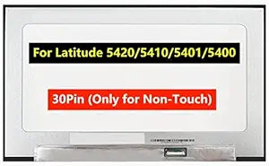 Screen Replacement 14.0 inch for Dell Latitude 5420 5410 5401 5400 LCD Screen FHD 1920x1080 30Pin Laptop Display Panel (for Non-Touch)