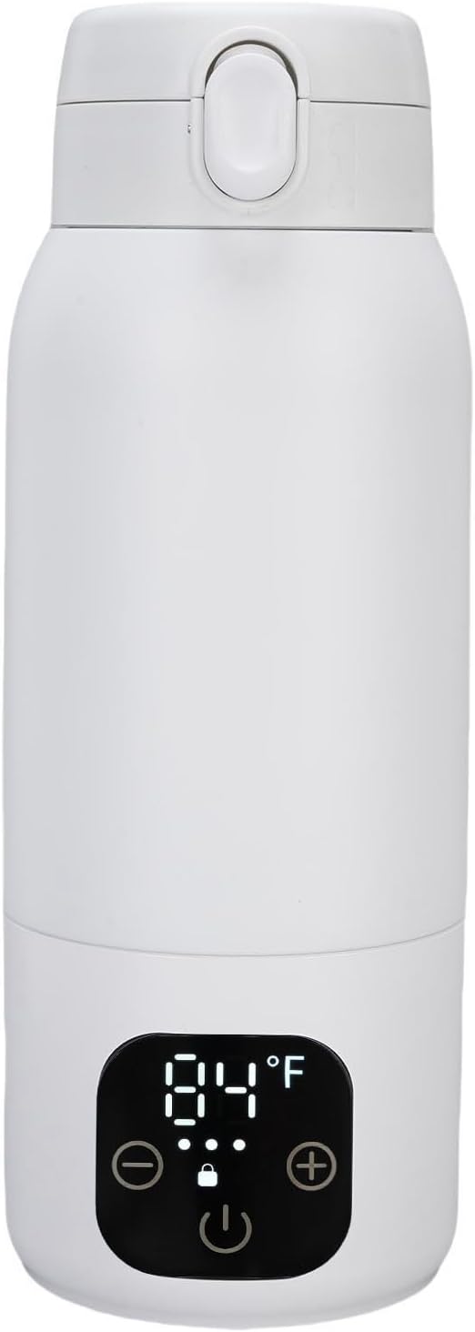 Travel Electric Kettle, 500ml IPX6 Cordless Mini Portable Electric Kettle for Hot Boiling Water, 316 Stainless Steel USB Portable Small Water Heater Coffee Cup for Tea Milk