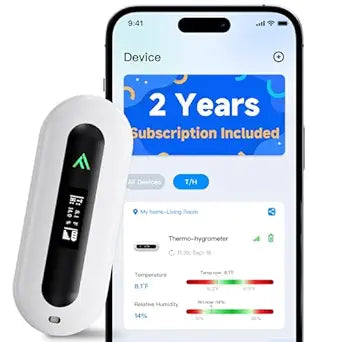 RV Pet Temperature Monitor - 4G Cellular Remote Monitor for Pets & Vacation Home | Instant Power Outage & Temp/Humidity Alerts | House, Server Room & RV Safety | Includes 2 Years of Service