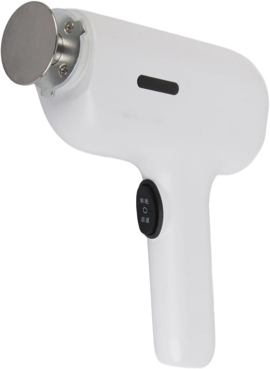 Fockety Electric Pasta Maker, Portable Handheld Automatic Electric Pasta Noodle Maker Machine with 4 Noodle & Dough Bucket, Stainless Steel Cordless Household Spaghetti Ramen Maker