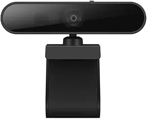 Lenovo HD 1080p Webcam (510 FHD)- Black w/ 4X Digital Zoom, 95Â° Wide Angle, 360Â° Rotation Pan & Tilt, Dual Microphones & Windows Hello