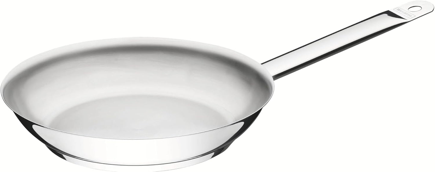Tramontina 20-cm 1.1L, Stainless Steel Frying Pan, for Induction Hobs, Gas, Ceramic, Electric, Oven and Dishwasher-Safe