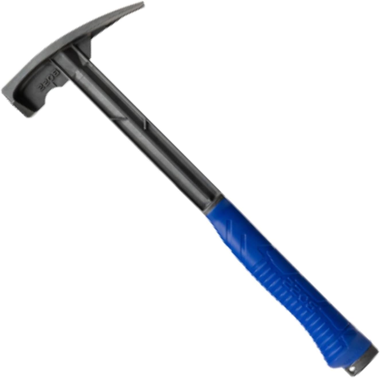 Boss Hammer Blue Collar Steel Framing Hammer - Premium 4140 Steel - Built‑In Squaring, Milled Face - Made in the USA - BHBC14STM