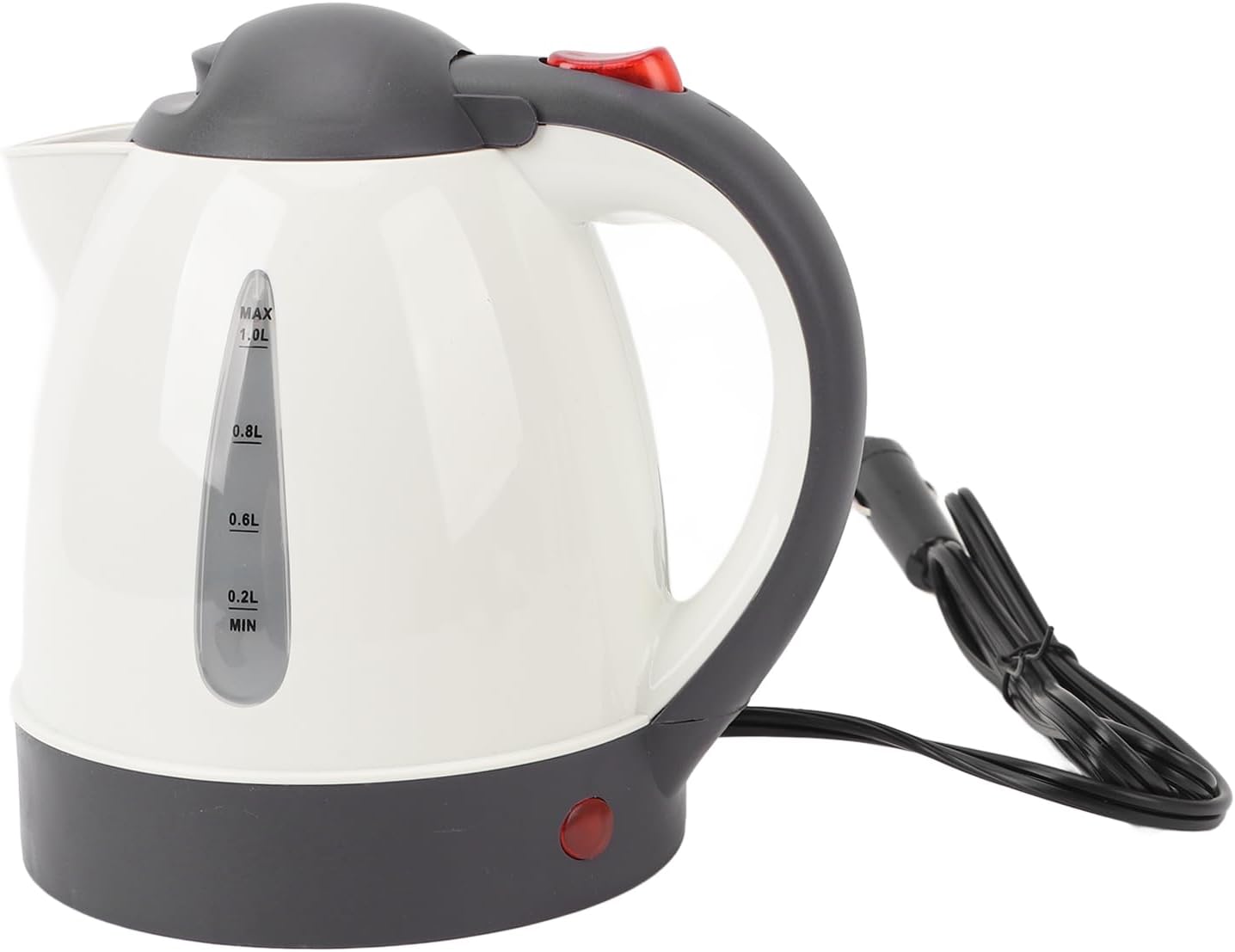 250W Portable Car Electric Kettle 1000ml Auto Shut Off Heated Water Tea Coffee Boiler for Travel Camping