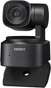 OBSBOT Tiny SE 1080P 100FPS Webcam for PC, AI Tracking PTZ Streaming Camera with 1/2.8" Sensor, Gesture Control, Dual ISO, Staggered HDR, Web Camera for Desktop Computer, Laptop, Meeting, Video Calls