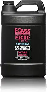 EQyss Micro-Tek Pet Itch Relief Spray - Soothes Dry Irritated Skin, Stops Itching, Scratching, Biting, Licking Hot Spots - for Cats & Dogs (128 oz)