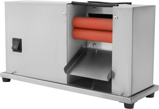 Electric Sheller Machine, 100-240V Semi Automatic Bean Pea Sheller, 22.05lbs/h 100rpm Commercial Bean Pea Peeler, Stainless Steel Home Peeling Bean Machine for Hotel Restaurant Kitchen