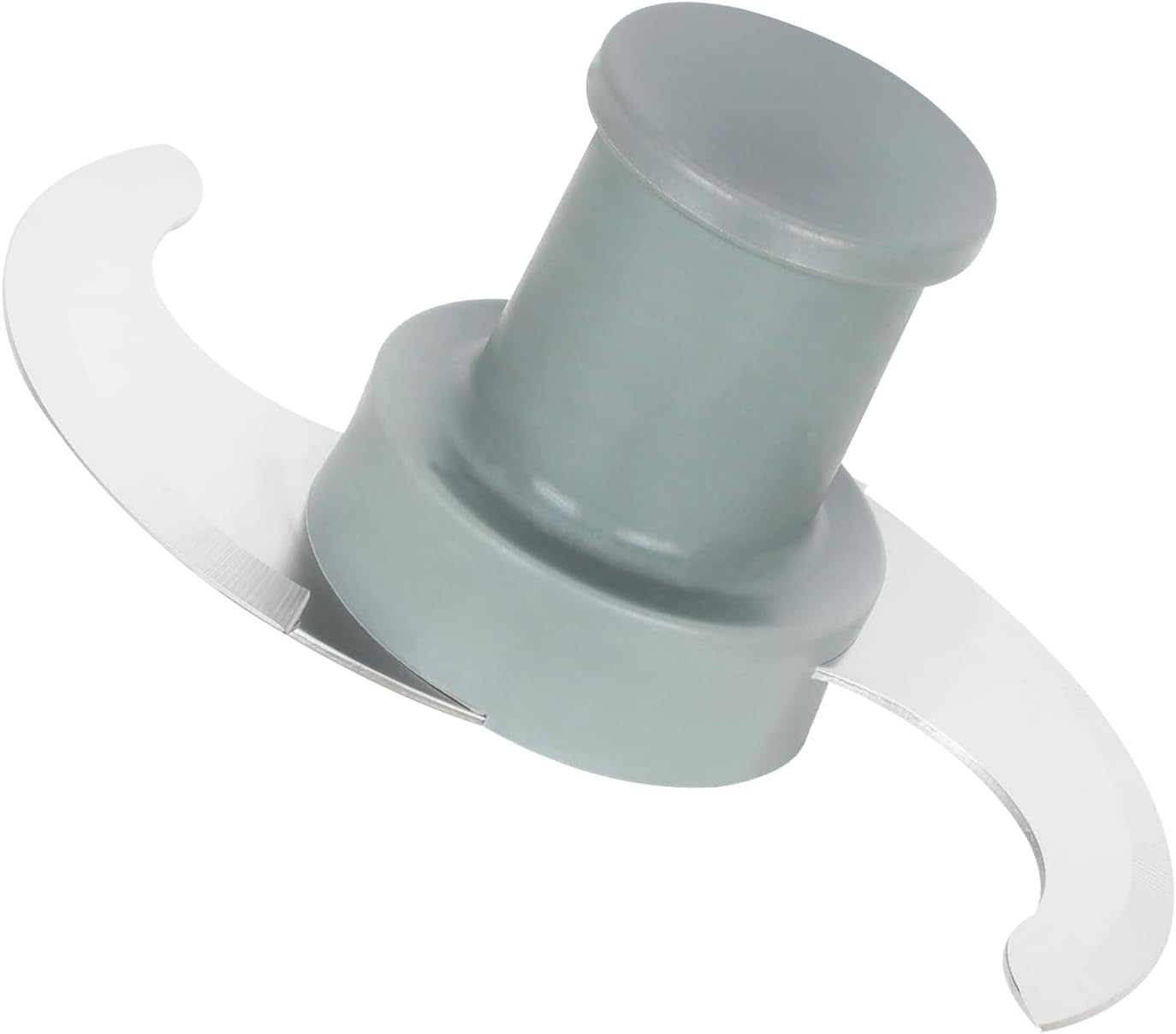 27055 S Smooth Blade Compatible with robot coupe Commercial Food Processor, Replacement for R201, R2, R2A, R2N, R2B, R2U, R301, Stainless Steel Blade with Pitch, 1 Year Warranty