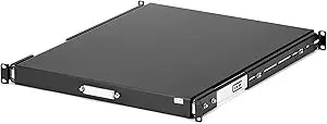StarTech.com 1U Sliding Server Rack Mount Keyboard Shelf Tray, 55lbs (25Kg), 22in (55cm) Deep Steel Pull Out Drawer for Racks