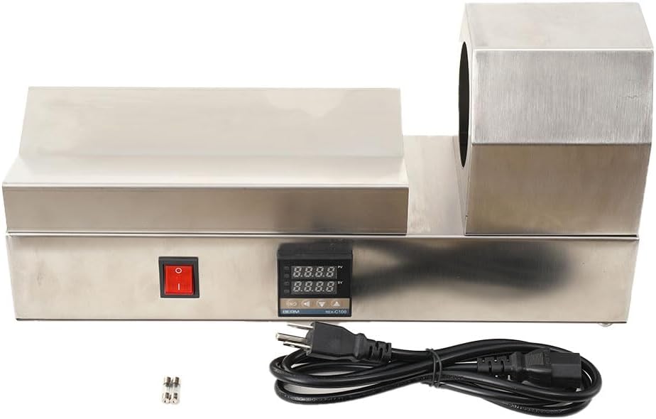 Electric PVC Capsule Shrinking Machine Red Wine Bottle Capsule Heat Shrinker Thermostatic Digital Display for 70mm PVC Capsules 110V