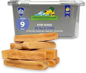 Himalayan Cheese Chews | Long Lasting, Stain Free, Protein Rich, Low Odor | 100% Natural, Healthy & Safe | No Lactose, Gluten Or Grains | 3.0 lbs BULK TUB | XLARGE | for s 55 Lbs & Larger