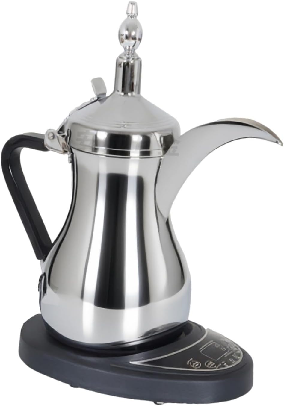 Arabic Electric Kettle Pour Over Kettle Stainless Steel Water Pot Hot Water Boiler Coffee Tea Warmer for Kitchen Lover Office- 800ml