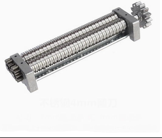 Noodle Cutter 4mm Round Cutter for 180 Model,110V Stainless Steel Electric Noodle Making Pasta Maker Noodle Machine Accessories(Just Include Cutter 4mm)