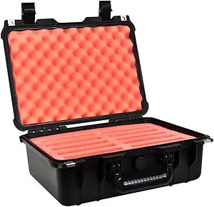 Hard Drive Rugged Transport Case, Protect Hard Drives (L10, 10 x 3.5 Inch Hard Drives)
