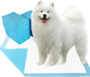 Puppy Pads Extra Large 30"x36", 40 Count Thicken XLarge Puppy Pee Pads for Dogs Super Absorbent, Leak-Proof Disposable Pet Training Pad, Potty Piddle Mats for Puppies, Cats, Doggies, Blue