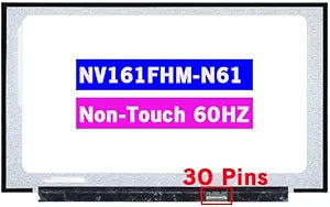 16.1" LCD Replacement for HP Victus 16-D0013DX 16-d0023dx M54732-001 L85996-JQ1 Non-Touch Screen IPS Display Panel 60 Hz 30 Pins FHD 1920x1080 (Not for 40pins 144HZ)