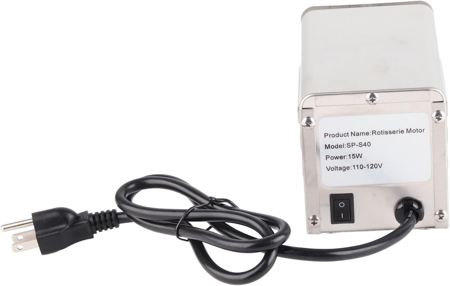 30kg Stainless Steel, BBQ Rotisserie Motor Barbecue Motor (EU Plug 220V) Electric Roaster
