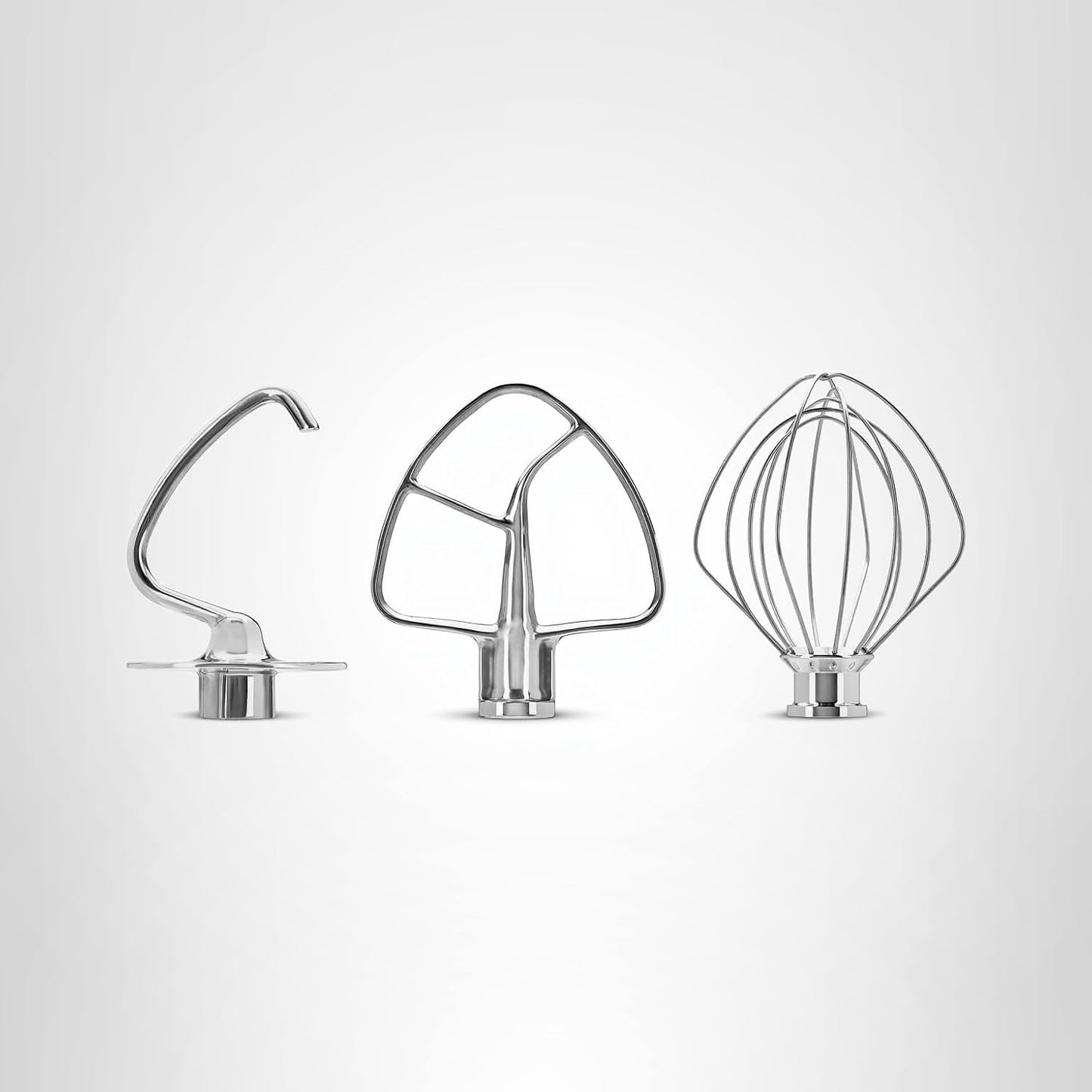 KitchenAid Stainless Steel 3 Piece Kit for 4.5 and 5 Quart KitchenAid Tilt-Head Stand Mixers