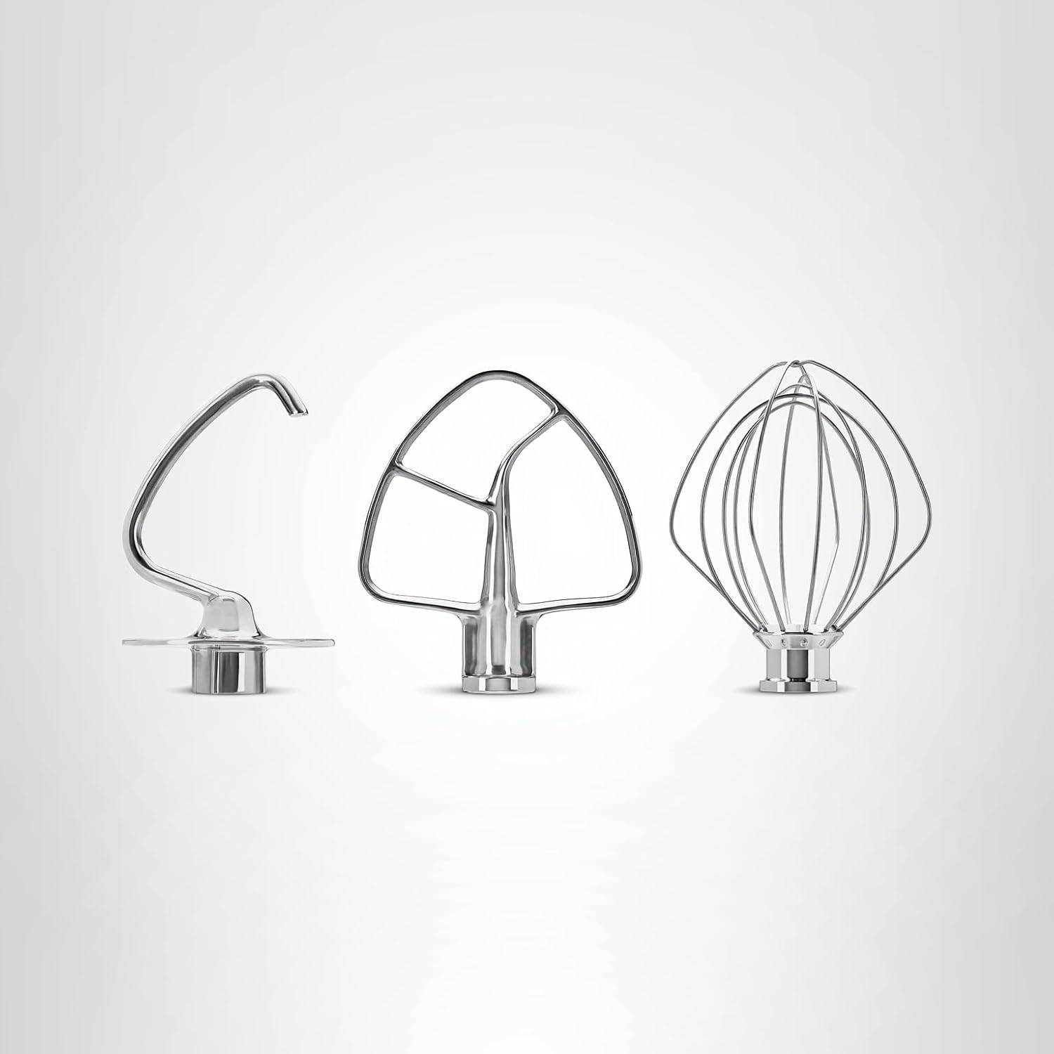 KitchenAid Stainless Steel 3 Piece Kit for 4.5 and 5 Quart KitchenAid Tilt-Head Stand Mixers