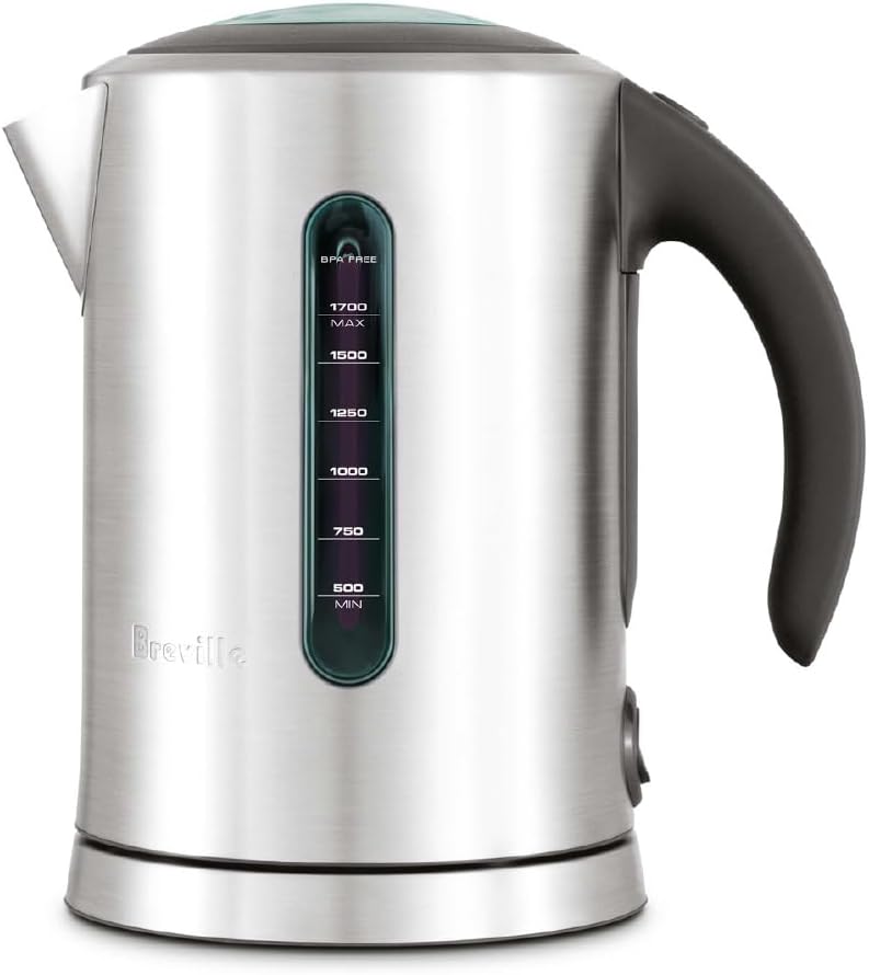 Breville BKE700BSS Soft Top Pure Hot Water Kettle, 7 Cup, Brushed Stainless Steel