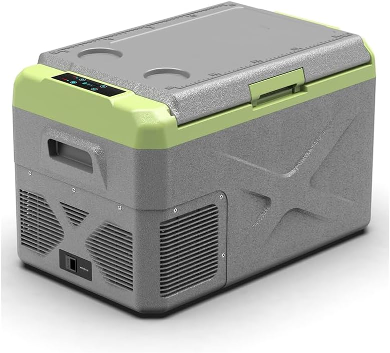 Domende 12 Volt Portable Refrigerator 19Quarts Car Fridge with Compressor (-4 ºF to 68 ºF), Vehicle, Car, Truck, RV, Electric Cooler Freezer (19qts)