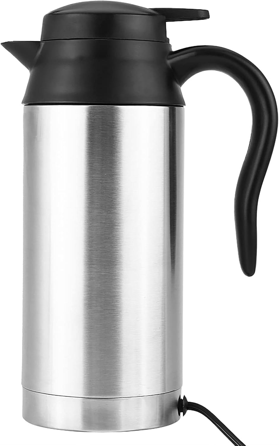 for DC powered car teapot Gorgeri 750ml 12V Car Stainless Steel Cigarette Lighter Heating Kettle Mug Electric Travel Bottle Hot Water Kettle Water Heater Kettle Electric Kettle Water Boiler