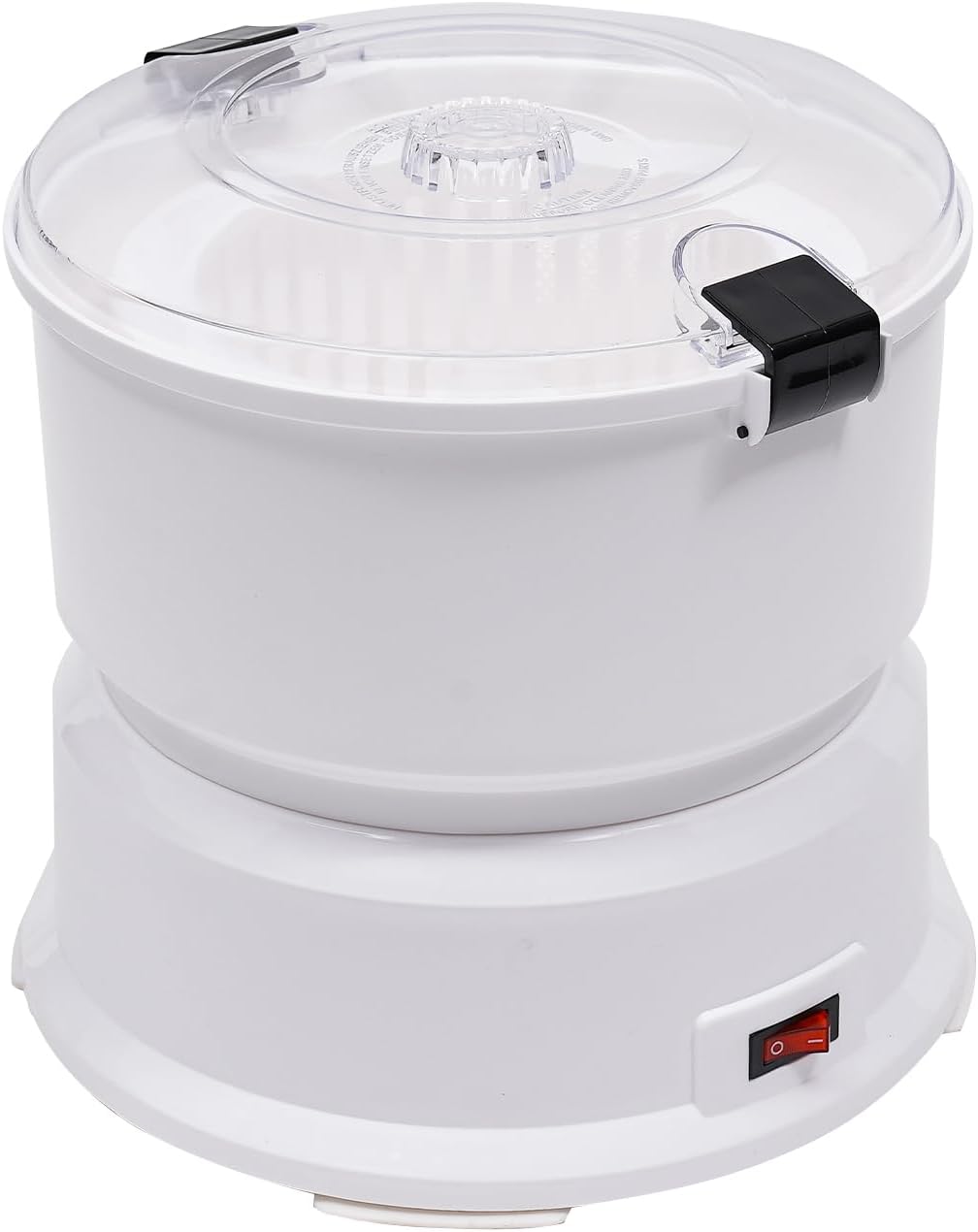 Electric Potato Peeler Machine, 110V 85W Automatic Potato Peeling Machine with Stainless Steel Peeler 2 in 1 Use Potato Peeler Machine with about 1 mins, for Kitchen Home White 10.62 * 10.03 in