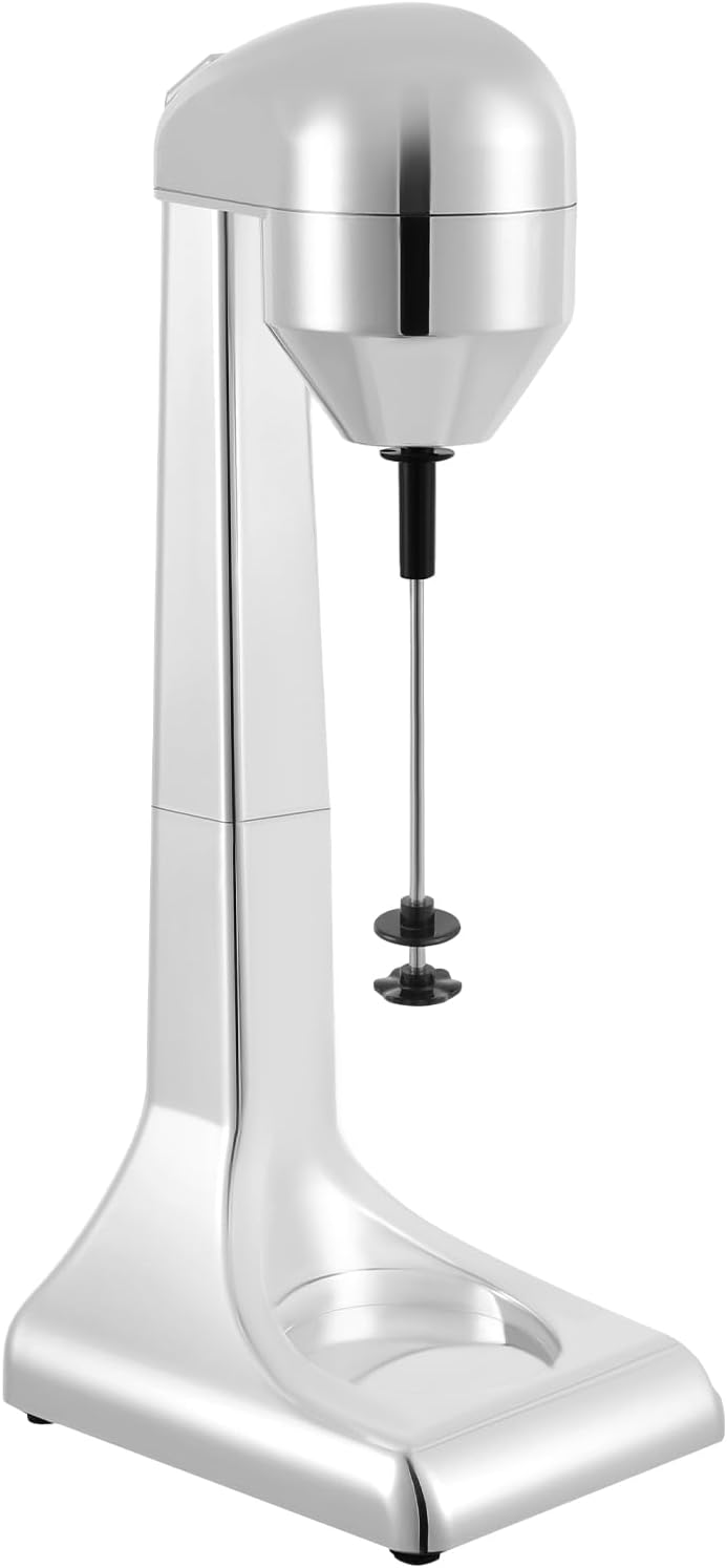 Commercial Stainless Steel Milkshake Machine, 110v Single Head Stainless Steel Drink Mixer Smoothie Maker Milk Shake Machine For Milk Tea Stores, Homes, Coffee Shops, Hotels, Restaurants