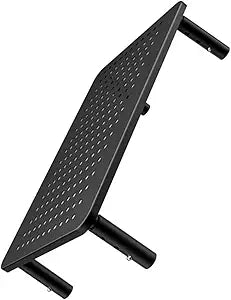Height-adjustable Monitor Stand Level Ergonomic Riser for Desktop Computer Space-saving Ventilated Rack Organizer Installation for Office and Home Use