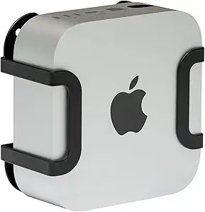 HIDEit Mounts Mac mini M4 Mount | Under Desk & VESA Monitor Mount for 2024 Mac mini | Designed for Proper Airflow | Includes Hardware | Compatible with Apple Mac mini M4 & M4 Pro