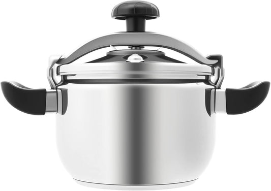 7.4 Quart Stainless Steel Pressure Cooker, 60Kpa, Explosion-Proof Lock, Pressure Canners for Canning, Cookware for All Stovetops, Electric Pressure Stewing Pot