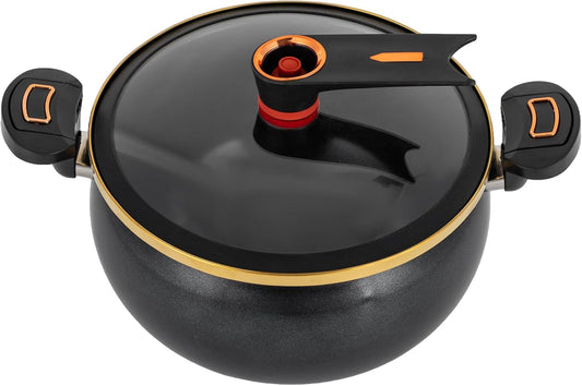 Micro Pressure Cooker, 8L/8.45Qt Multi-Function Micro Pressure Cooking Pot, 11Inch Non-Stick Kitchen Pot for Induction Cookers, Gas Cookers, Electric Ceramic Stoves, and Halogen Stoves