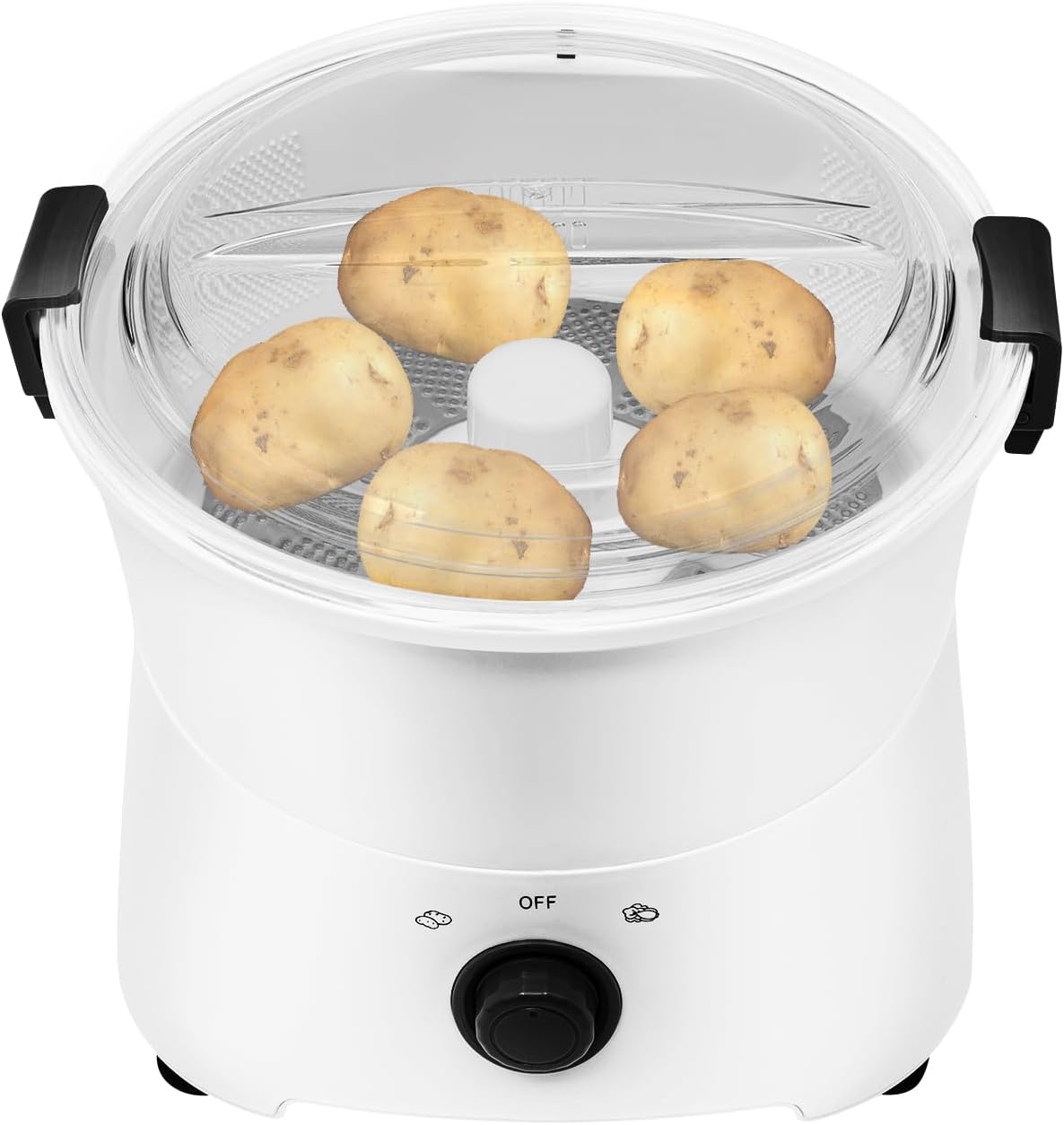 85W Electric Potato Peeler,One-Button Drive Automatic Peeler Spinner,1.76Lbs Commercial Electric Potato Peelers Machine with Draining Basket Vegetable Peelers for Home, Kitchen, Restaurant