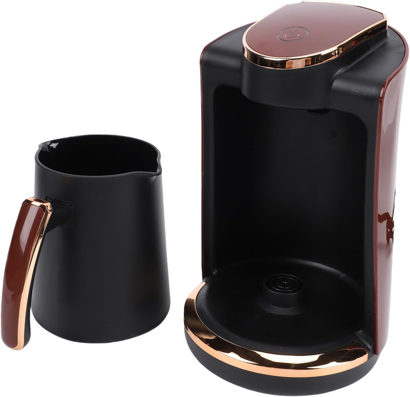 Turkish Coffee Maker, Electric 550W 250ML Greek Machine with Single Cup, for Slow Brewing Authentic Coffee at Home