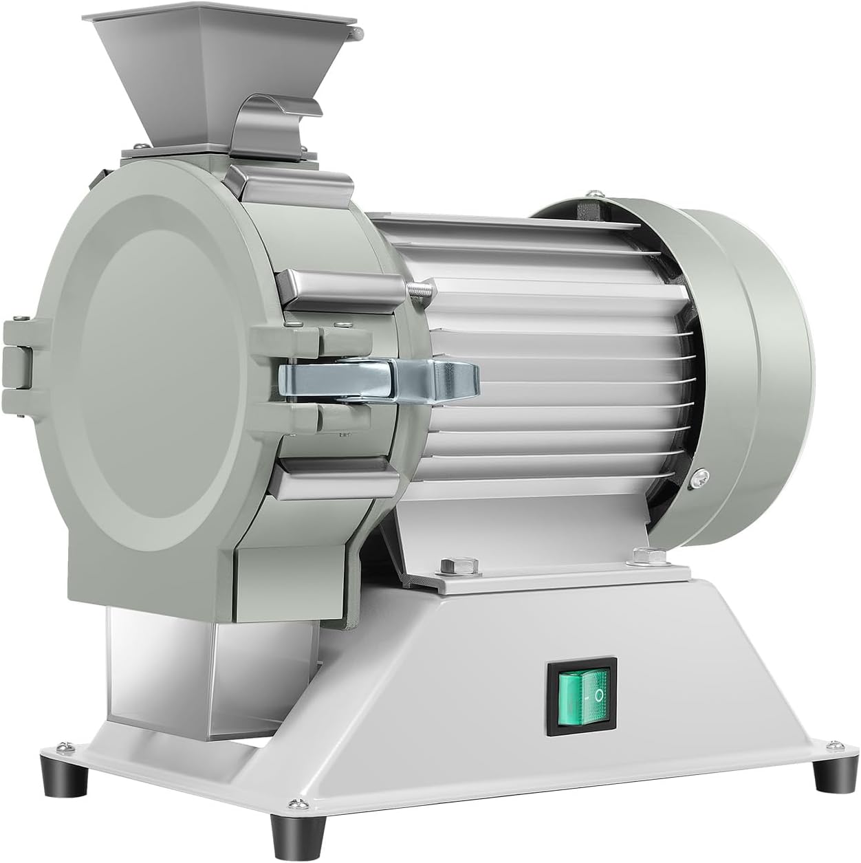 110V 1400r/m Electric Micro Plant Grinding Machine, Plant Spice Mill Grinder Home and Commercial Grain Mill Grinder with 10 Blades & 3 Screen Meshes for Restaurants Research Institutes Supermarkets