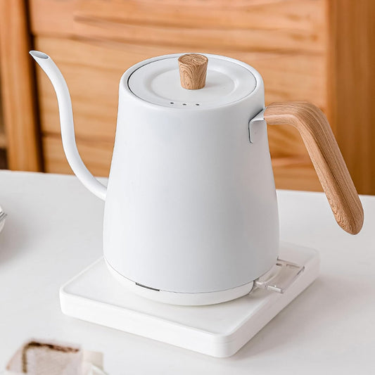 Gooseneck Electric Kettle, Quick Heating Electric Kettle Stainless Steel Interior for Pour Over Coffee Tea Boiling Water for Home Office