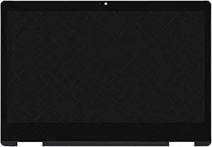 LCDOLED Compatible with HP Pavilion x360 11-ap 11m-ap 11-ap0000 11m-ap0000 11-ap0xxx 11m-ap0xxx Series 11.6 inches HD 1366x768 IPS LCD Display Touch Screen Digitizer Assembly with Bezel Replacement
