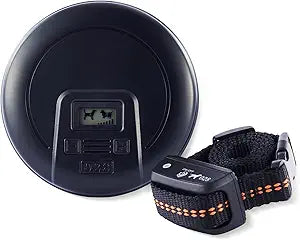 CO-Z Indoor Wireless Pet Barrier with Adjustable Range, Dog Electric Fence for Home, with Transmitter & Rechargeable Shock Training Collar, Pet Gate Keeps 1'6" to 8'6" Areas Off Limits