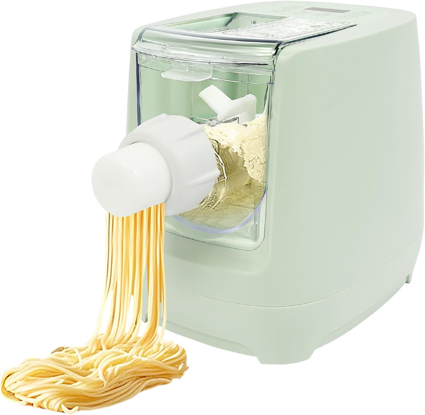 Electric Pasta Maker, 260W Automatic Noodle Maker Machine with 13 Molds and LED Display, Professional Noodle Maker for Home Kitchen