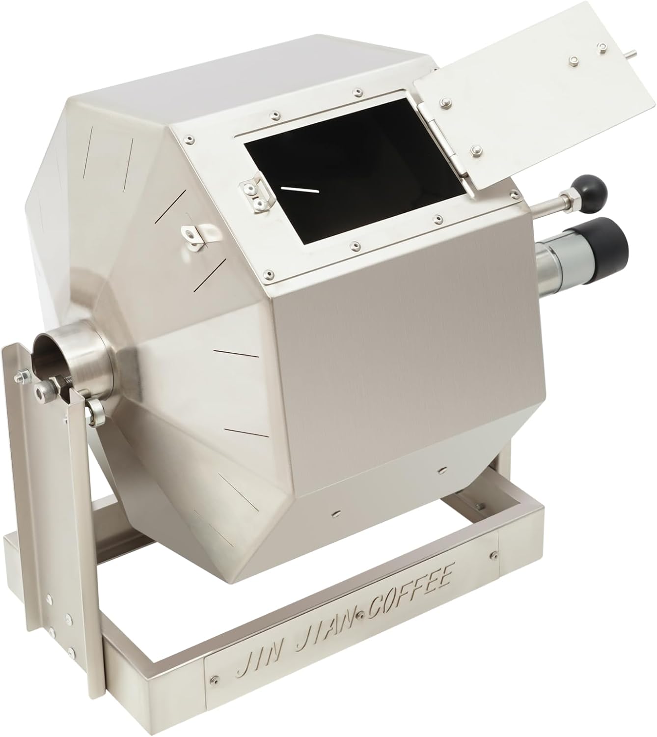 Coffee Bean Roaster, 14.5L\/3.83Gal Electric Coffee Bean Baker Peanut Roaster Stainless Steel Drum Type Roaster for Home and Commercial Use