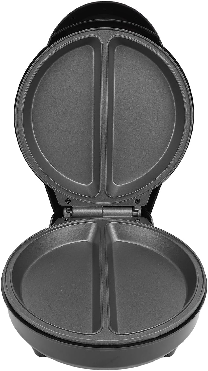 Pizza Maker, 850W Pizzas Machine Non Stick plates Pizza Maker Electric Countertop Oven for Home School, Electric Pizza Machine Professional Prevents Stick Even Heating