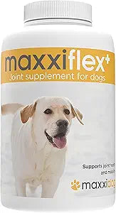 maxxipaws - maxxiflex+ Hip & Joint Supplement for Dogs with Glucosamine, Chondroitin, MSM & Collagen | Mobility, Flexibility & Discomfort Support | Senior, Adult & All Breeds | 120 Tablets