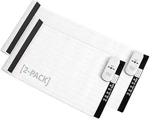 SVD.PET (2-Pack Pet Training Mat with Tester, Shock Pad for Dogs Cats, Electronic Repellent mat for Indoor, 3 Training Modes, 5 Levels, Pet Safe Mode (White controler 60" X 12")