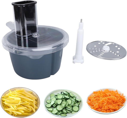 Food Processor Container Cutter Kit, Electric Vegetable Cutter Accessories High Efficiency Vegetable Cutter Attachment for Thermomix TM5 TM6