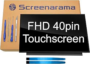 SCREENARAMA New Screen Replacement for HP 15-DY2073DX 3Y058UA, OnCell Touch, 40pins, FHD 1920x1080, IPS, Glossy, LCD LED Display with Tools